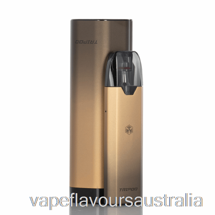 Vape Nicotine Australia Uwell TRIPOD PCC Starter Kit Black / Gold